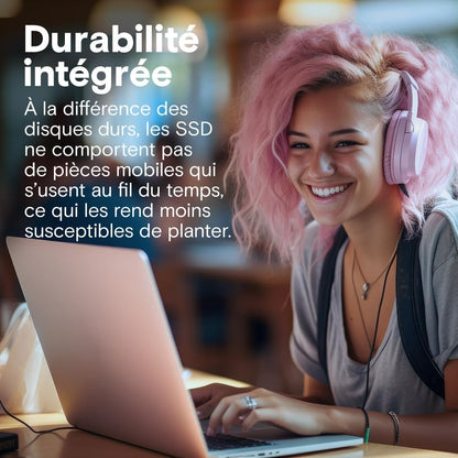 BX500 1TB SATA Internal SSD, Up to 540MB/s, Compatible with Laptops and Desktops, 3D NAND Technology, Dynamic Write Acceleration - CT1000BX500SSD101