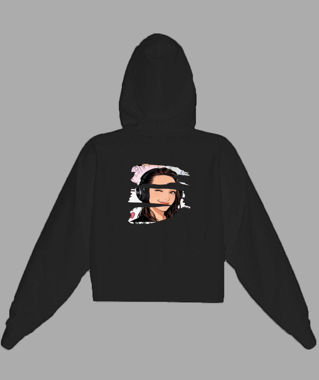 Sweat à capuche Orlina court pour femme