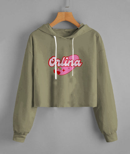 Sweat à capuche Orlina court pour femme