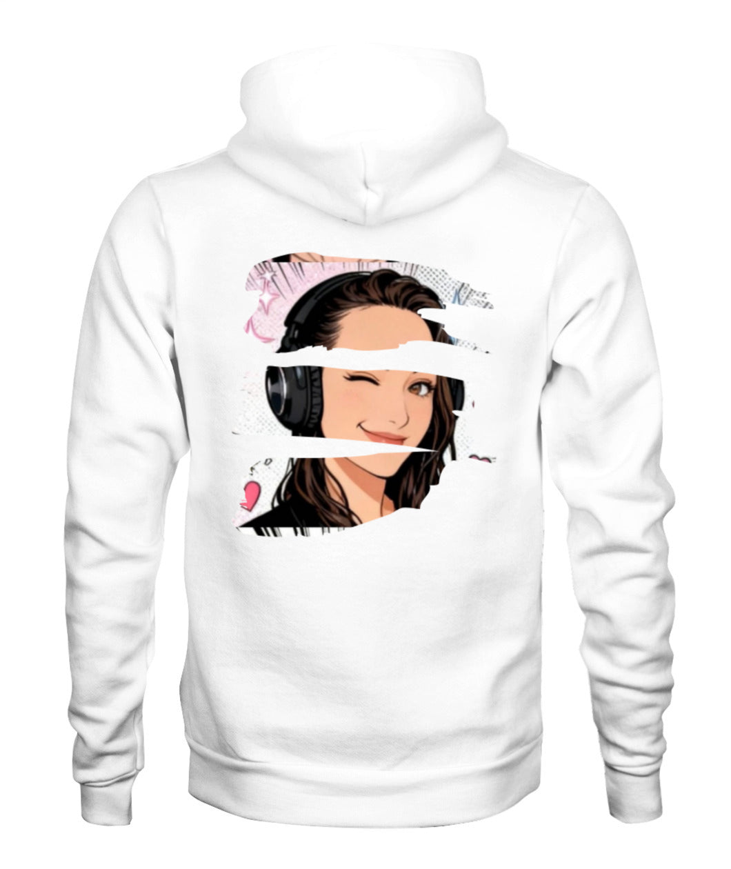 Sweat à capuche unisexe en coton Orlina