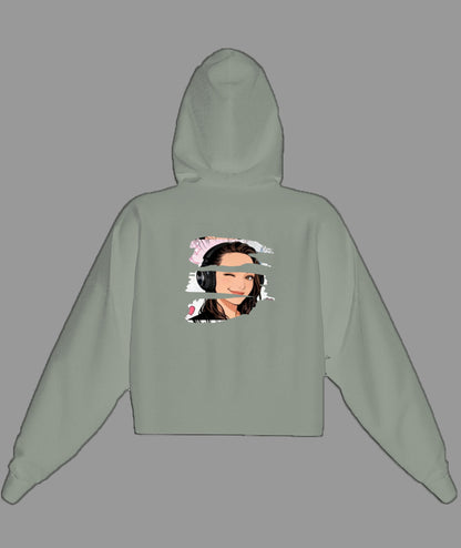 Sweat à capuche Orlina court pour femme