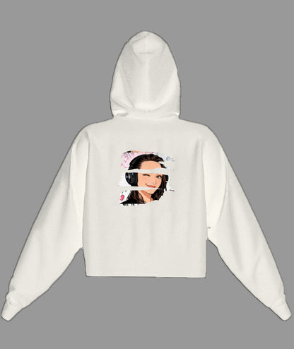 Sweat à capuche Orlina court pour femme