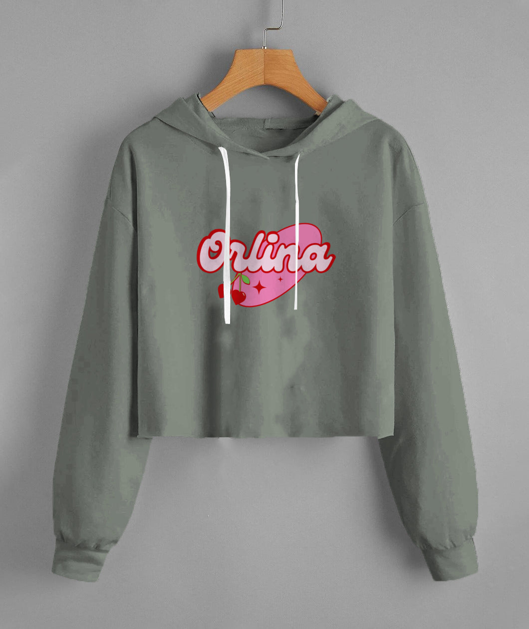Sweat à capuche Orlina court pour femme
