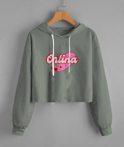 Sweat à capuche Orlina court pour femme
