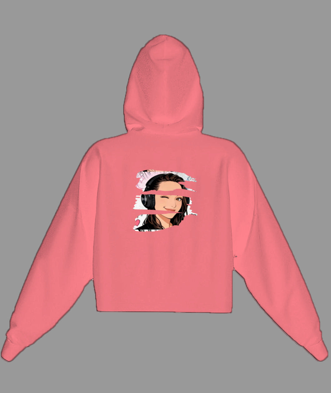 Sweat à capuche Orlina court pour femme