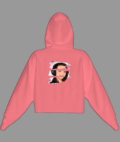 Sweat à capuche Orlina court pour femme