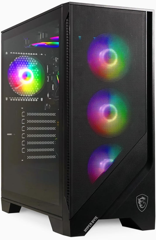 High-Performance Gaming Desktop PC - AMD Ryzen 7 5700G 4.6 GHz | Radeon Vega 8 | 32GB DDR4 RAM | 1TB SSD | Silent Water Cooling | WLAN | Windows 11 Pro