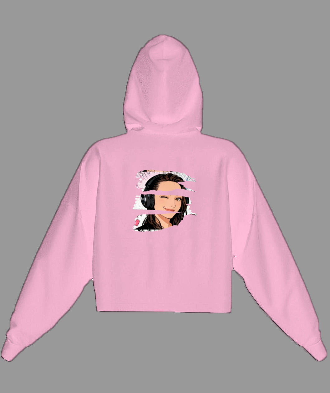 Sweat à capuche Orlina court pour femme