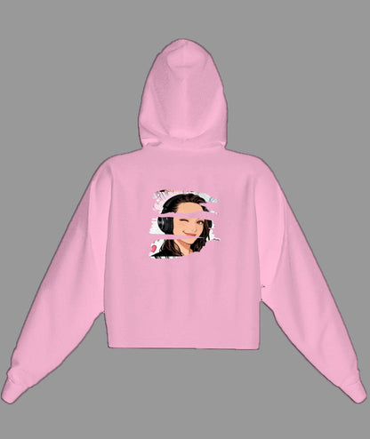 Sweat à capuche Orlina court pour femme