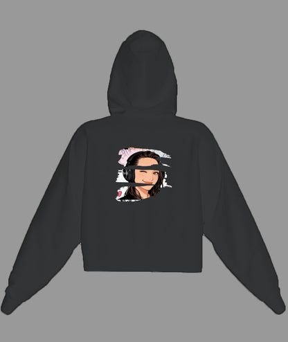 Sweat à capuche Orlina court pour femme