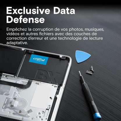 BX500 1TB SATA Internal SSD, Up to 540MB/s, Compatible with Laptops and Desktops, 3D NAND Technology, Dynamic Write Acceleration - CT1000BX500SSD101