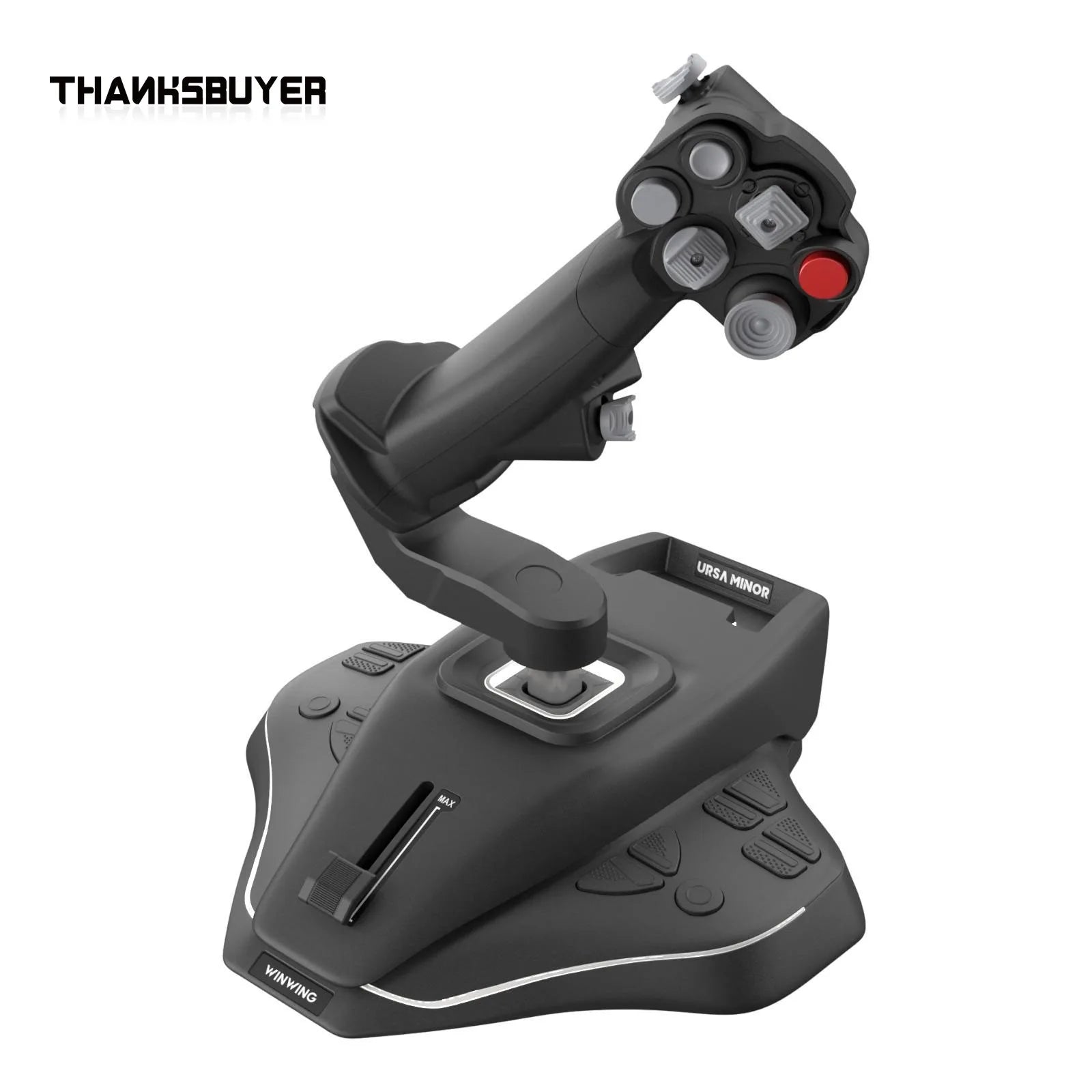 Joystick WINWING URSA MINOR Space HOSAS pour main droite/gauche, compatible avec Star Citizen/War Thunder