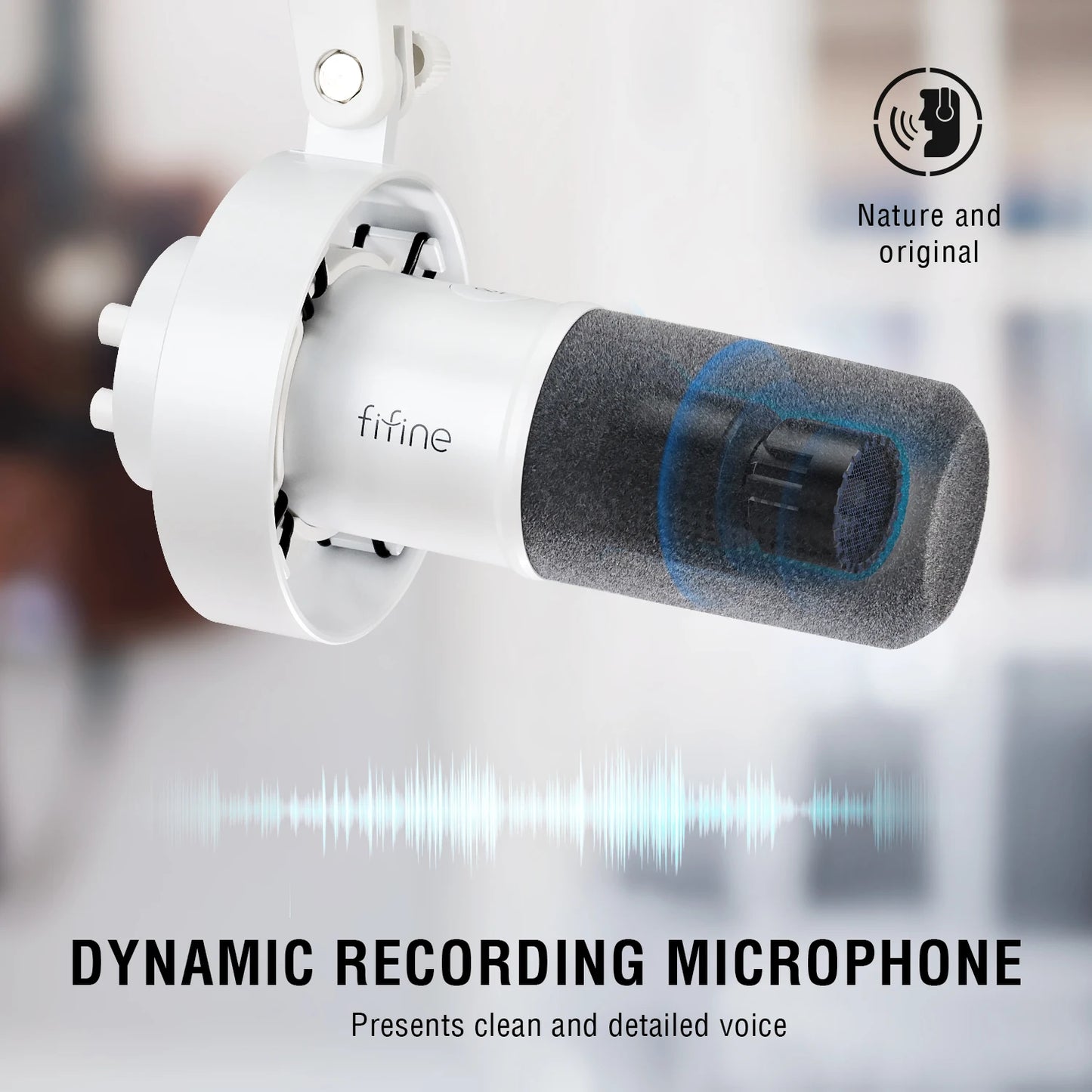 Microphone dynamique XLR d’enregistrement avec monitoring en temps réel, micro USB pour streaming avec réglage de gain et touche mute pour PC, table de mixage – K688