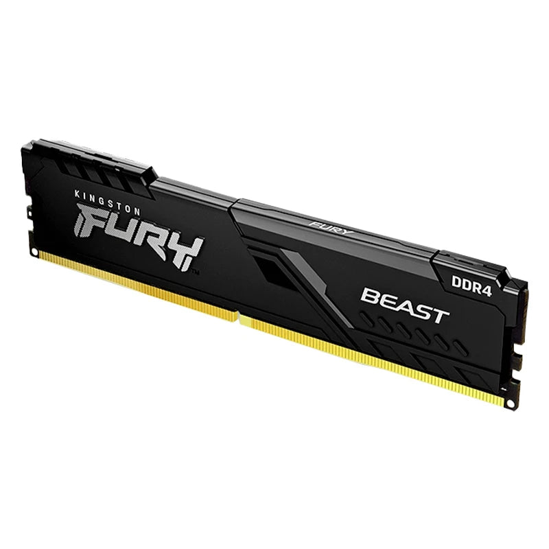 FURY Mémoire RAM DDR4 BEAST pour ordinateur de bureau – 8 Go, 16 Go ou 32 Go – Fréquences 2400 / 2666 / 3200 / 3600 MHz – DDR4 DIMM 288 pins – 1,2 V – PC4-21300, PC4-25600, PC4-28800