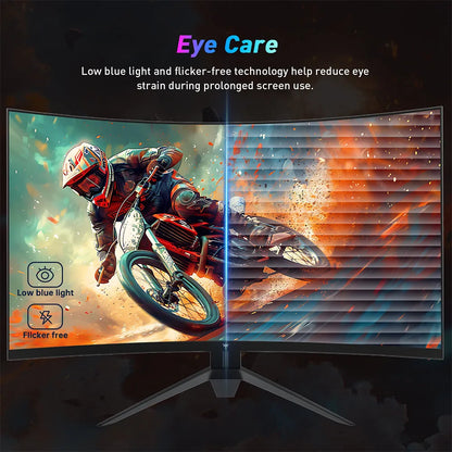 KTC H32S17F 32″ Écran incurvé gaming – 125 % sRGB • HDR10 • 3500 :1 • 240 Hz • 1920×1080 HVA • 3 ms