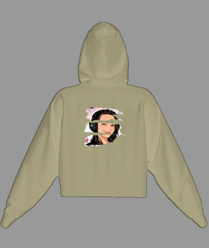 Sweat à capuche Orlina court pour femme