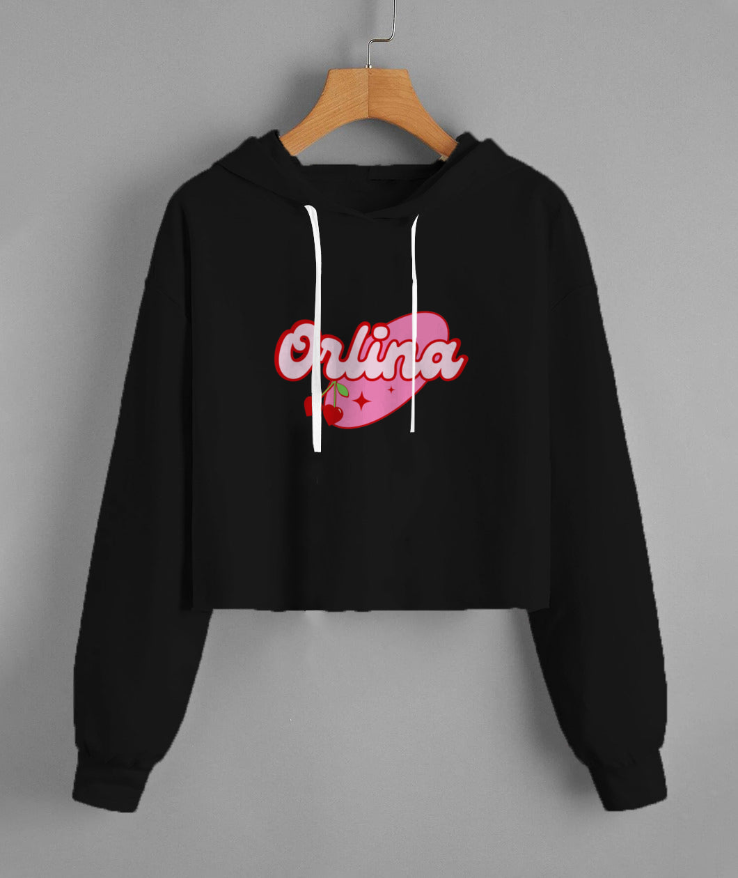 Sweat à capuche Orlina court pour femme