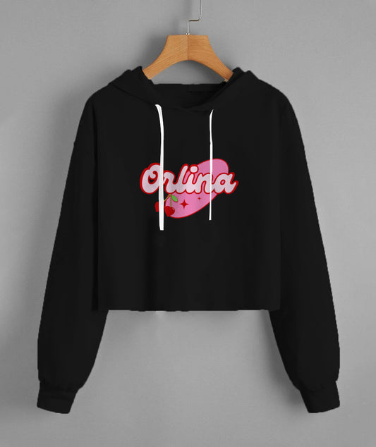 Sweat à capuche Orlina court pour femme